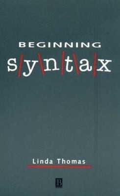 Beginning Syntax Paperback