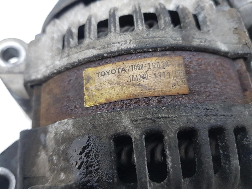 TOYOTA RAV 4 Alternator 2231 Diesel 2006 2AD-FTV 27060-26030 - Image 2 of 4