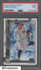2025 Topps Holiday #H161 Aaron Judge New York Yankees PSA 9 MINT
