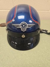 Bell Harley-Davidson Blue with Red & Silver S...