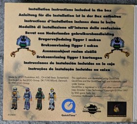 LEGO Technic 8428 Turbo Command Software CD-ROM Set v2.0 (1998) Case & Discs