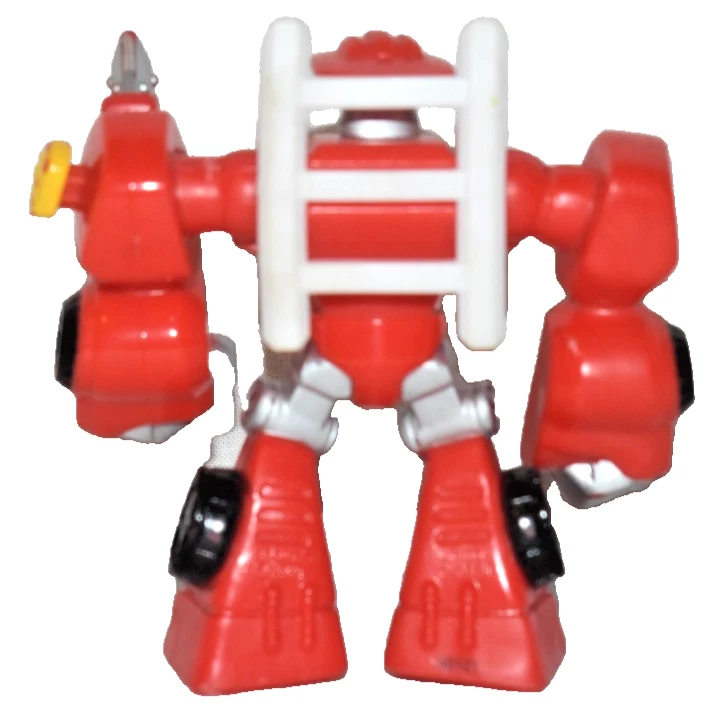 2012 Playskool Heroes Transformers Rescue Bots Heatwave Fire-Bot Figure 3 1/2" - Image 2 of 2