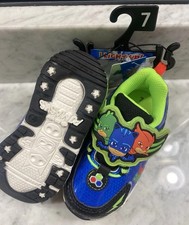 NEW PJ Masks Toddler Boy Athletic Light Up Shoes Sneakers CatBoy Gekko Size 7T