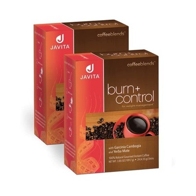 Burn + Control Instant Coffee- Supports Metabolism & Daily Energy- 2 box/48 serv