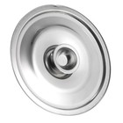 2pcs 16cm Stainless Steel Universal Lid Pots Pans Skillets Pot Cover Replacement
