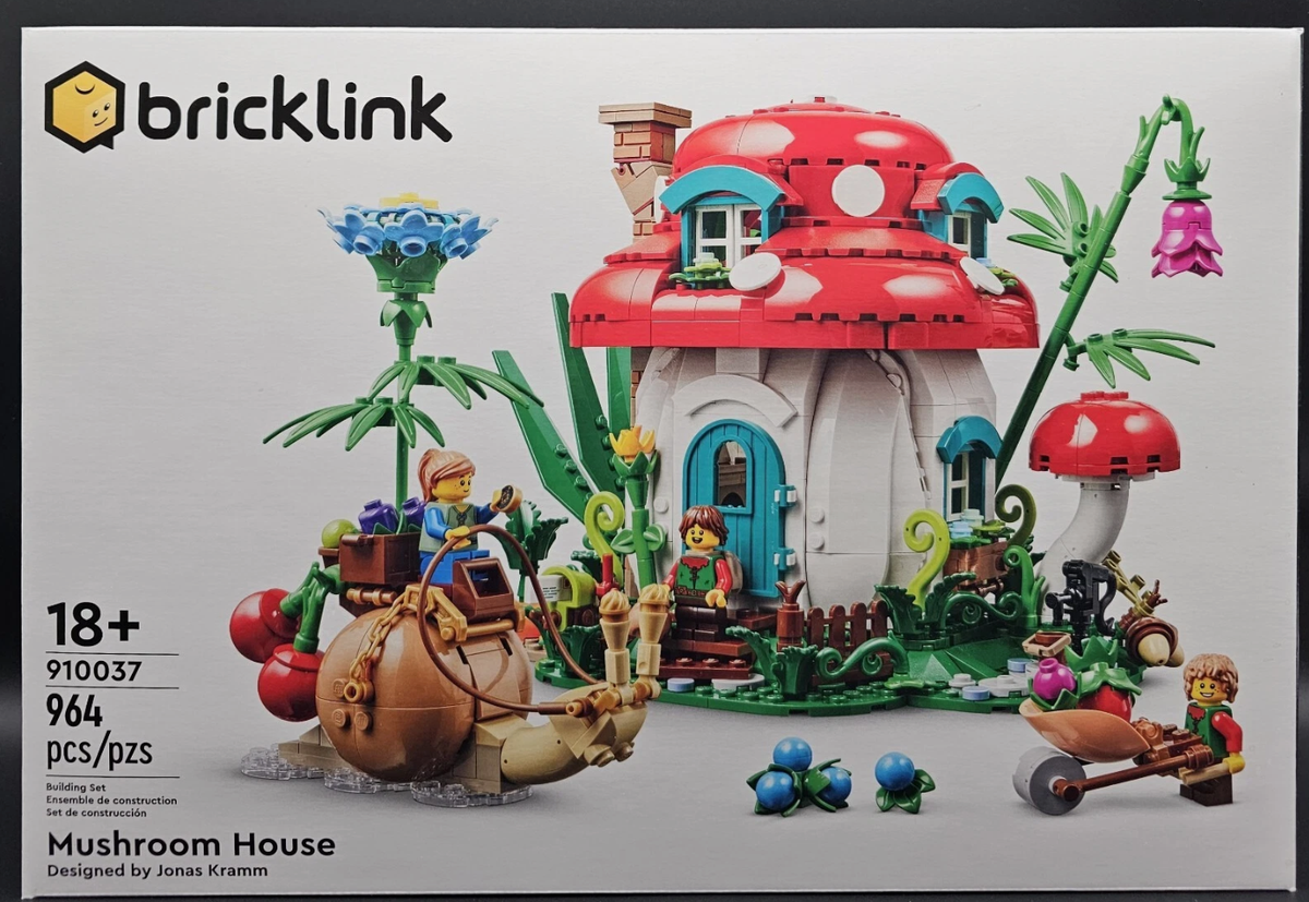 NEW LEGO Bricklink Set 910037 Mushroom House Brick Link Designer
