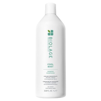 Shampoo Cool Mint Balancing Oily Scalp 33.8 Fl Oz Biolage Gently Cleanses Helps