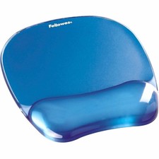 Fellowes Gel Mousepad/Wrist Rest - Crystals, Blue