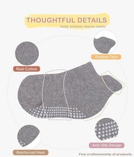 Kids Cotton Grip Socks Anti-Skid Indoor for Toddlers Children  Non-Slip Medium