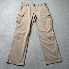 5.11 Tactical Pants Mens 38x32 Beige Nylon Workwear Utility Cargo Stretch Adult