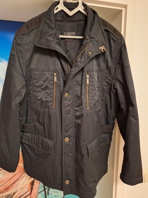 Bugatti Gore-Tex  Jacke 52 schwarz Mantel Trenchcoat Parka Business Gentleman PA