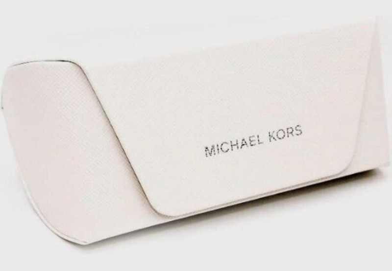 Michael Kors Authentic Hard Eyeglasses/Sunglasses Case White