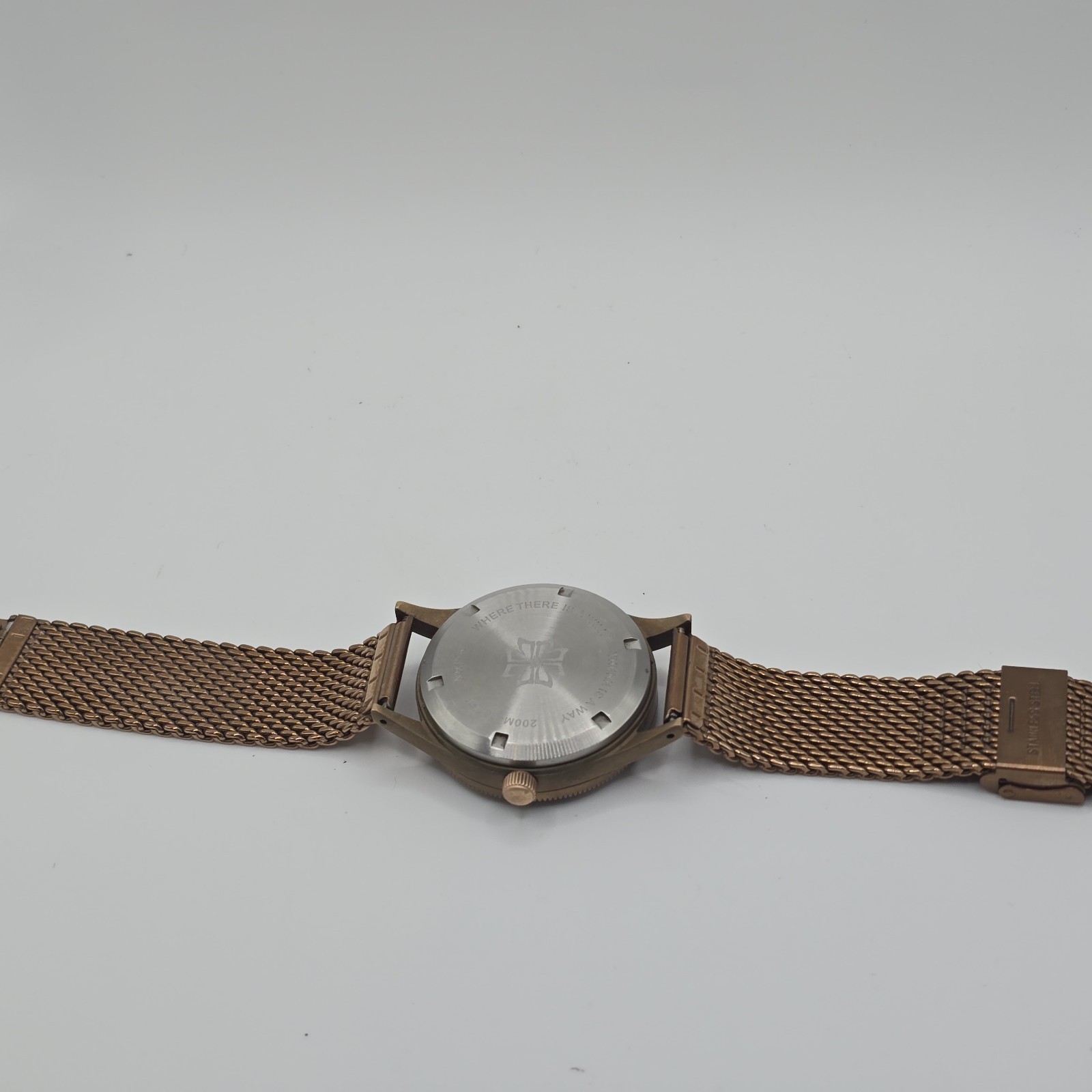 Thorn Retro Solid Bronze Automatic NH35 Watch Bla… - image 2