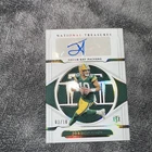 2021 Panini National Treasures Jordan Love Signature Gold Auto /10. SSP