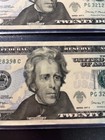 2 Twenty Dollar Bills with Sequential Serial Numbers PG32128397C & 98C sb2-26 — photo 8