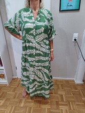 Damen Shirtkleid Blusenkleid Gr. 4XL 52 Visko...
