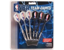 Set of 6 NBA Memphis Grizzlies Steel Tip Darts Flights with NBA Logo