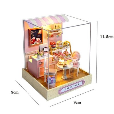 Mini-Puppenhaus Modern und modisch