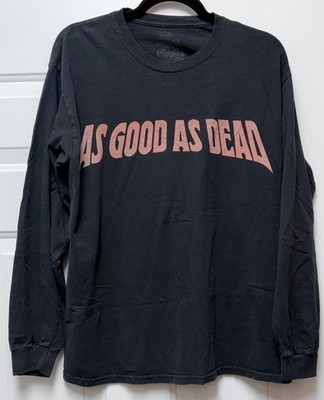 City Morgue Volume II As Good As Dead Tour Long Sleeve T Shirt Black Size Large
