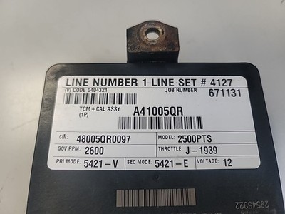 ALLISON TCM Transmission Control Module A41 P/N 29545322 Model 2500PTS