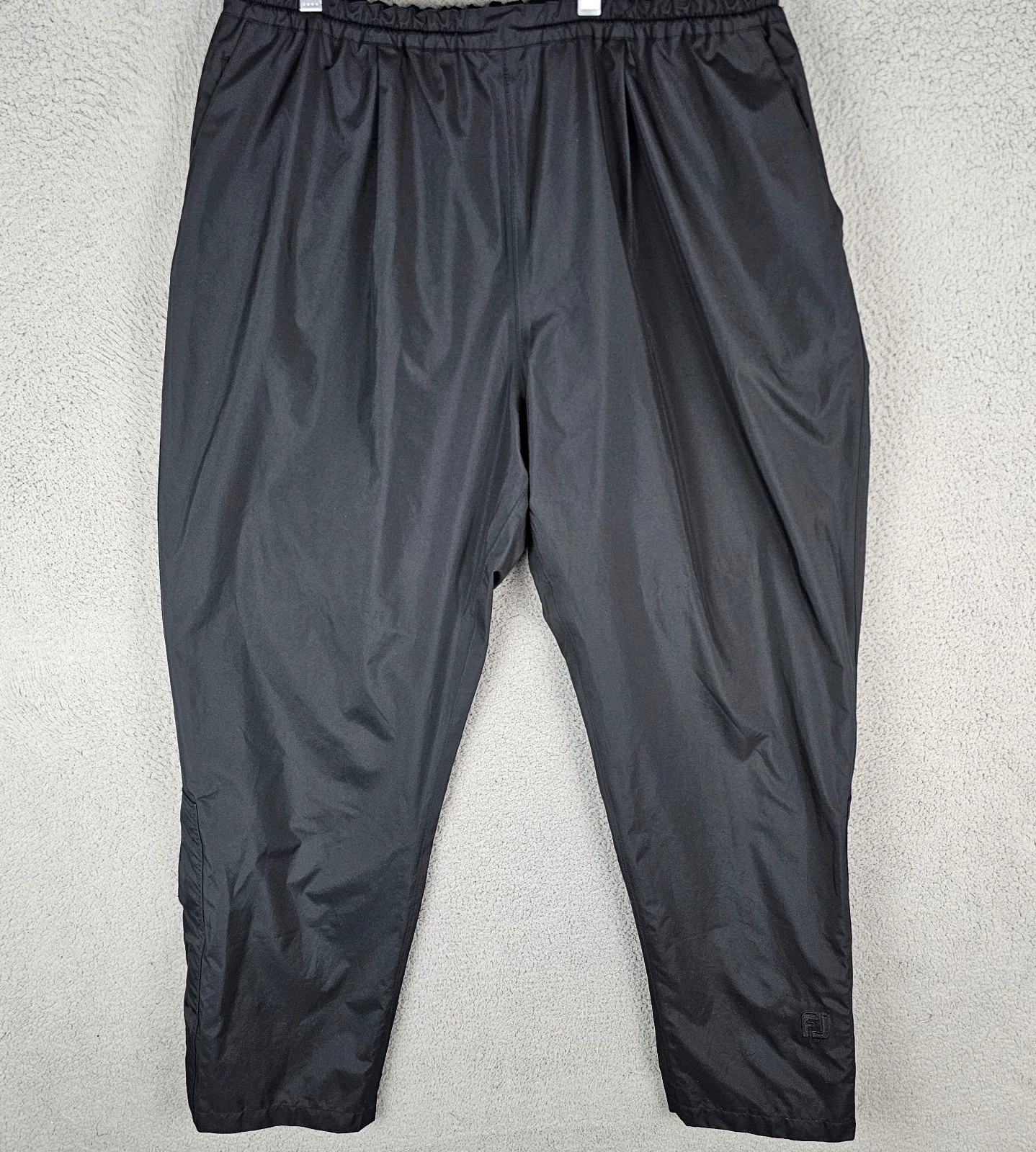 FootJoy DryJoys Rain Pants Men's XL Wind Water Resistant Y2K VTG Waist Ankle Zip