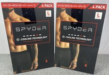SPYDER Men's Lot of 8 Nylon Mesh Boxer Briefs Cooling Technology NIB