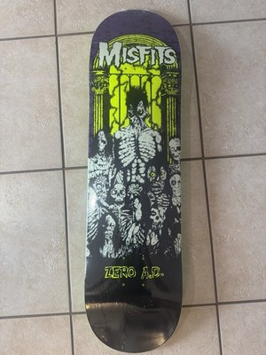 Zero AD Misfits Skateboard Deck Dipped 8.25 NEW Limited 2025 SEALED Earth AD Bam