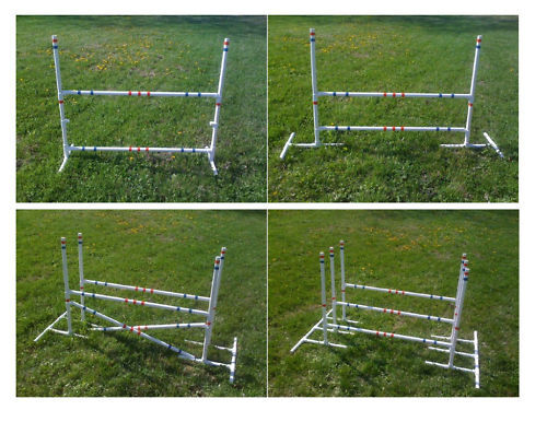 Dog Agility Equipment Combination Jump Set  Lots of Options FREE US SHIPPING - Afbeelding 1 van 2