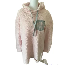 Marley Lilly Sherpa Type Hoodie Sweatshirt Size S/M