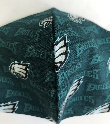 Gesichtsmaske Philadelphia Eagles, 2-lagige Baumwolle, Größe: Regular, SCHNELLER VERSAND! - Bild 4 von 7