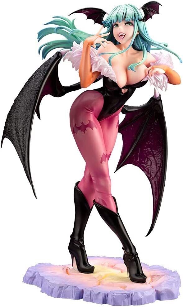 コトブキヤ DARKSTALKERS モリガン BISHOUJOスタチュー Darkstalkers Morrigan Bishoujo Kotobukiya 1/7 Scale Statue Figure