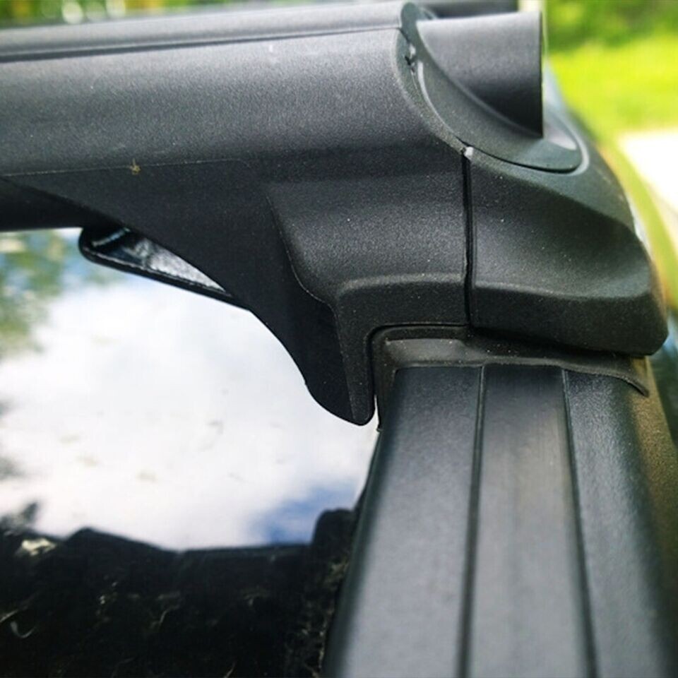 Mercedes ECLASS W211 Wagon 20042009 Roof Rack Cross Bars Black Rails