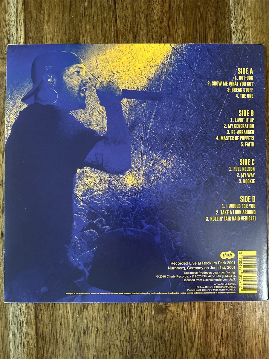 Limp Bizkit' Band Signed 'Live At Rock Im' Vinyl Album 'Fred Durst