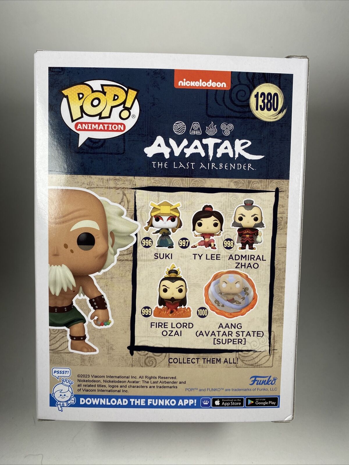  Funko Avatar: The Last Airbender King Bumi Pop! Vinyl Figure  #1380 - Entertainment Earth Exclusive : Toys & Games