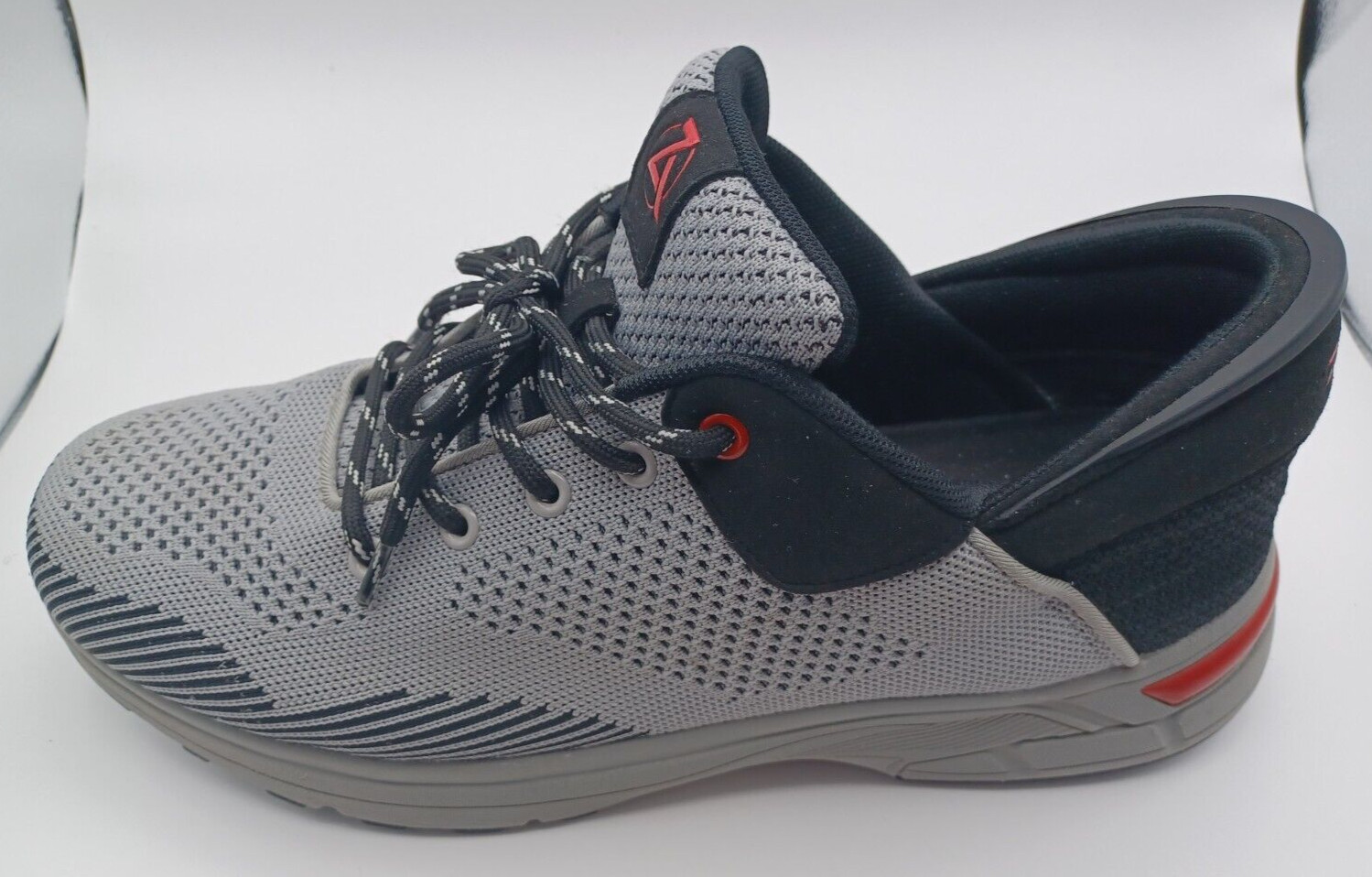 Zeba Steel Onyx Hands Free Slip On Walking Shoes Grey… Gem