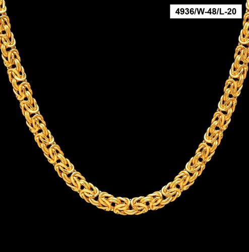 22 Kt Real Solid Yellow Gold Hip Hop 