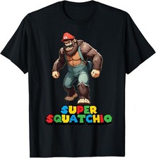 cute sasquatch Bigfoot Gamer Gaming kids boys girls toddler T-Shirt