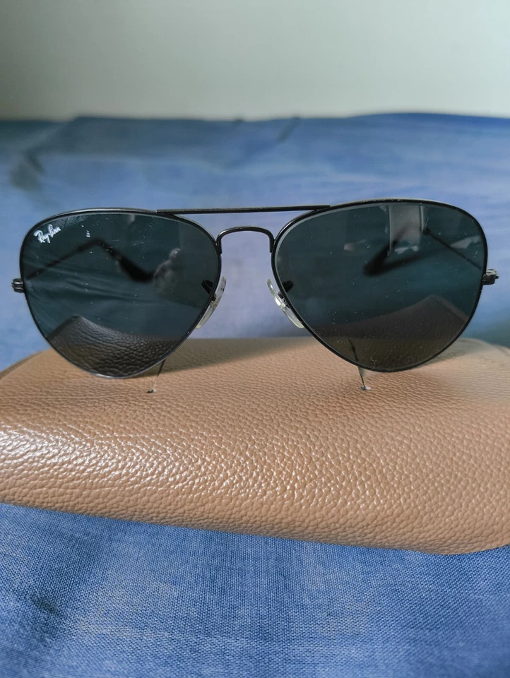 Ray-Ban L2823 Aviator Sunglasses Black Metal, photo 3 of 5