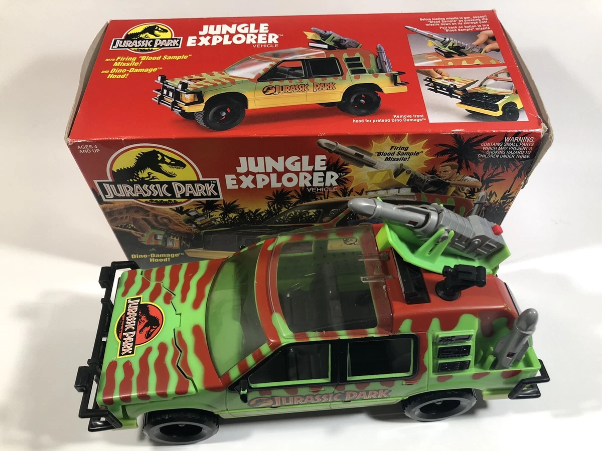 1993 VINTAGE KENNER JURASSIC PARK JUNGLE EXPLORER VEHICLE FOR 4