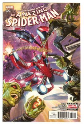 THE AMAZING SPIDER-MAN VOL. 4 #27 9.2 // ALEX ROSS COVER MARVEL COMICS 2017