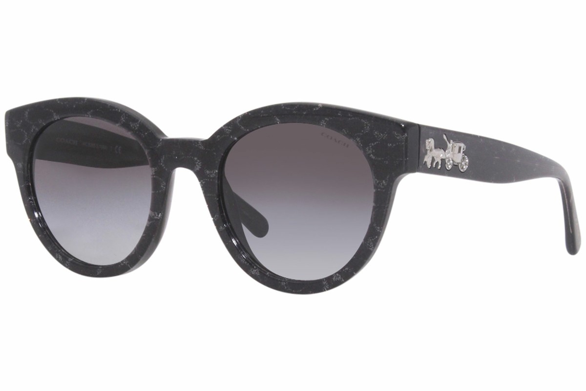 Coach L1084 HC8265 55728G Sunglasses Black-Silver Glitter Coach L1084 HC8265 55728G Sunglasses Black-Silver Glitter