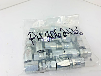 12 PACK Parker PH2062166 JIC Coupling Adapter 9/16-18 x 5/16