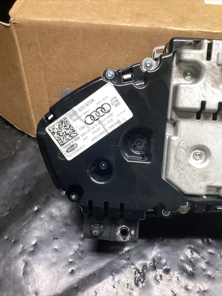 SPEEDOMETER PRT# 8W5.920.870.C MILES ON ODOMETER 25528 AUDI A4 2016 2017 2018 - Image 3 of 4