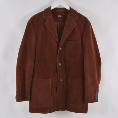 Camel Active Men's Vintage Corduroy Blazer Size 48 Sport Coat