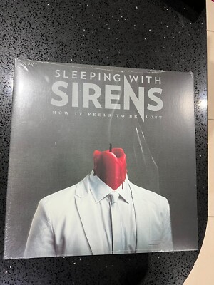 Sleeping With Sirens   How It Feels To Be Lost  White w/ Pink Sp- VINYL LP  USED