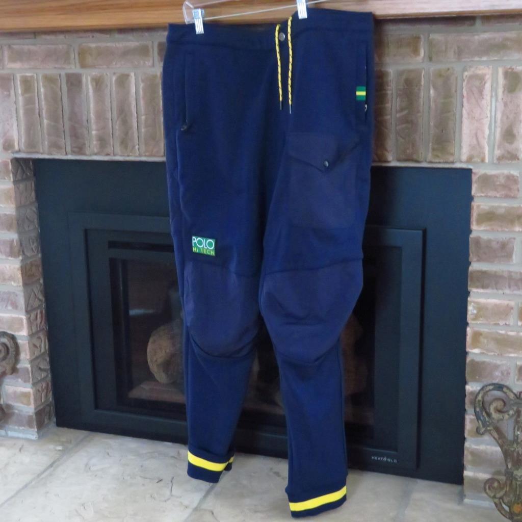 Polo Ralph Lauren Hi Tech Hybrid Jogger Sweatpants Pants Navy Blue XL