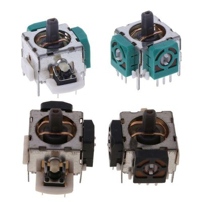 2Pcs Analog Thumb Joystick Repair Parts Replacement for PS2 PS3 Controller