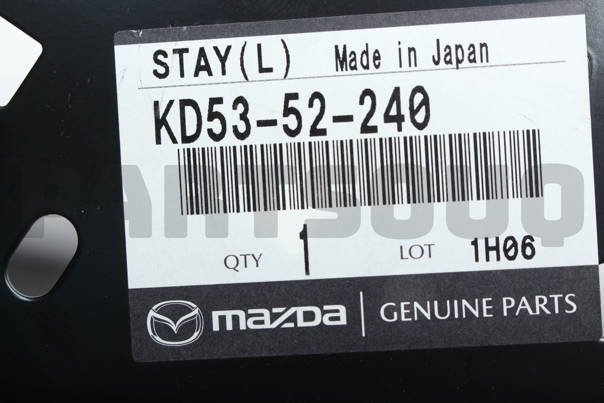 KD5352240 Genuine Mazda STAY(L),FENDER KD53-52-240 | eBay