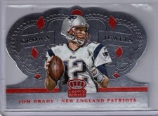 Tom Brady 2014 Panini Crown Royale Red Crown Jewels Card #CJ3