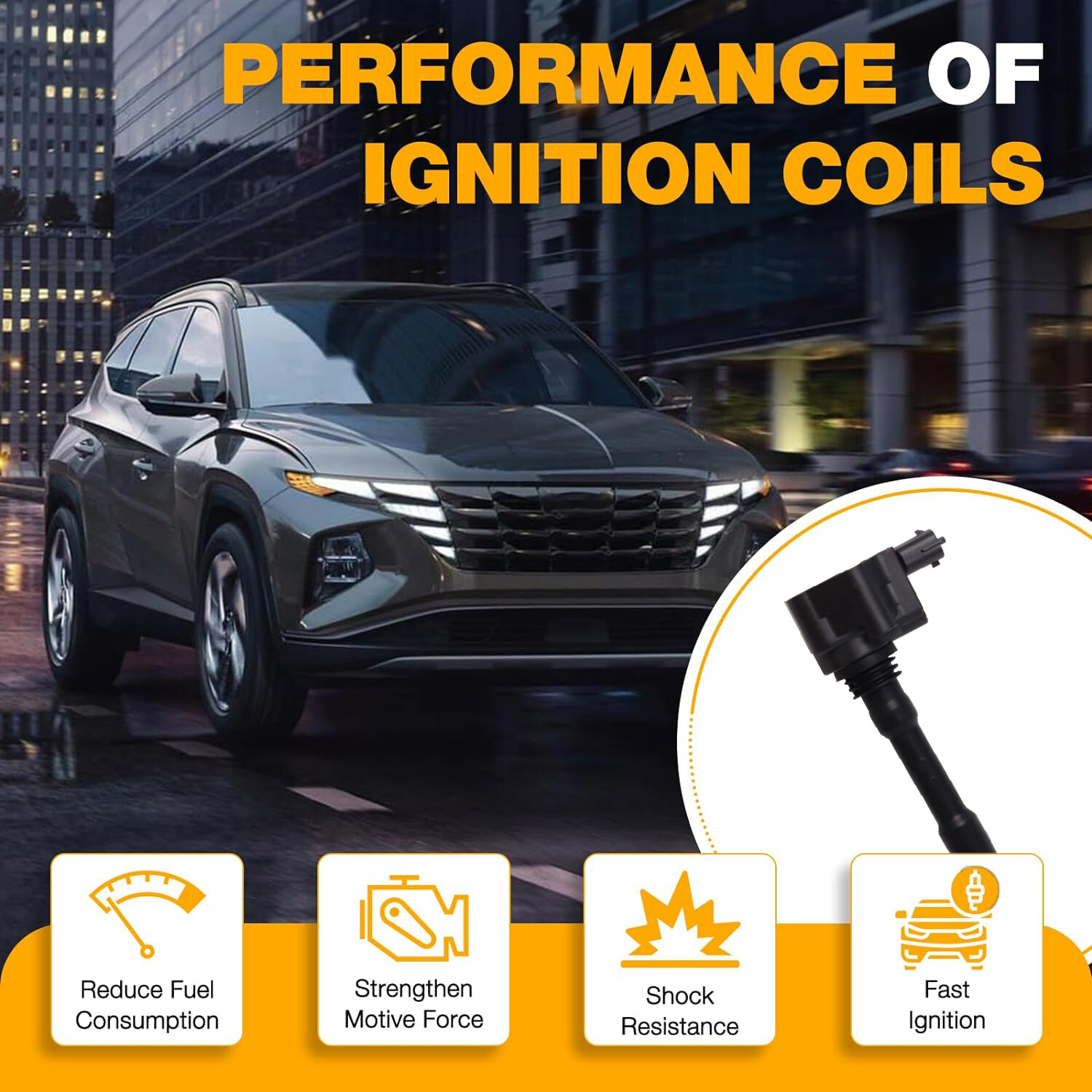 6X Ignition Coils Pack For 2014-2021 Maserati Ghibli Levante Quattroporte 288233